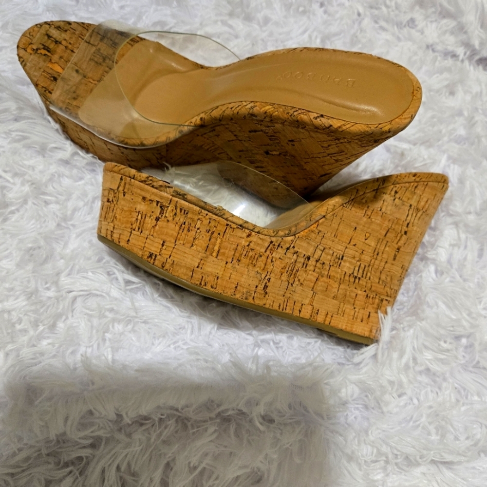 Women's Clear Wedge Sandals